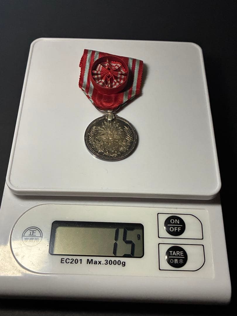 明治21年 日本赤十字社 特別社員章｜純銀製 勲章｜箱・略綬付｜当時物｜美品