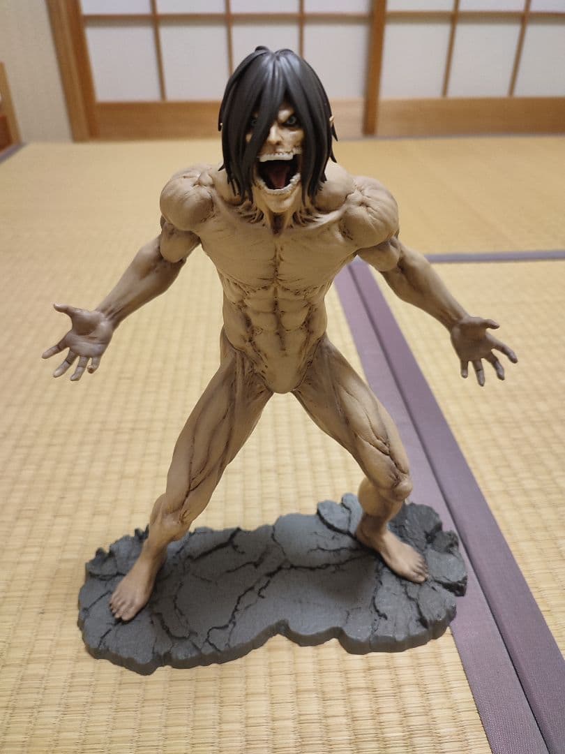 進撃の巨人　エレン　巨大樹の森　決戦Ver　ラストワン　開封品　箱付き