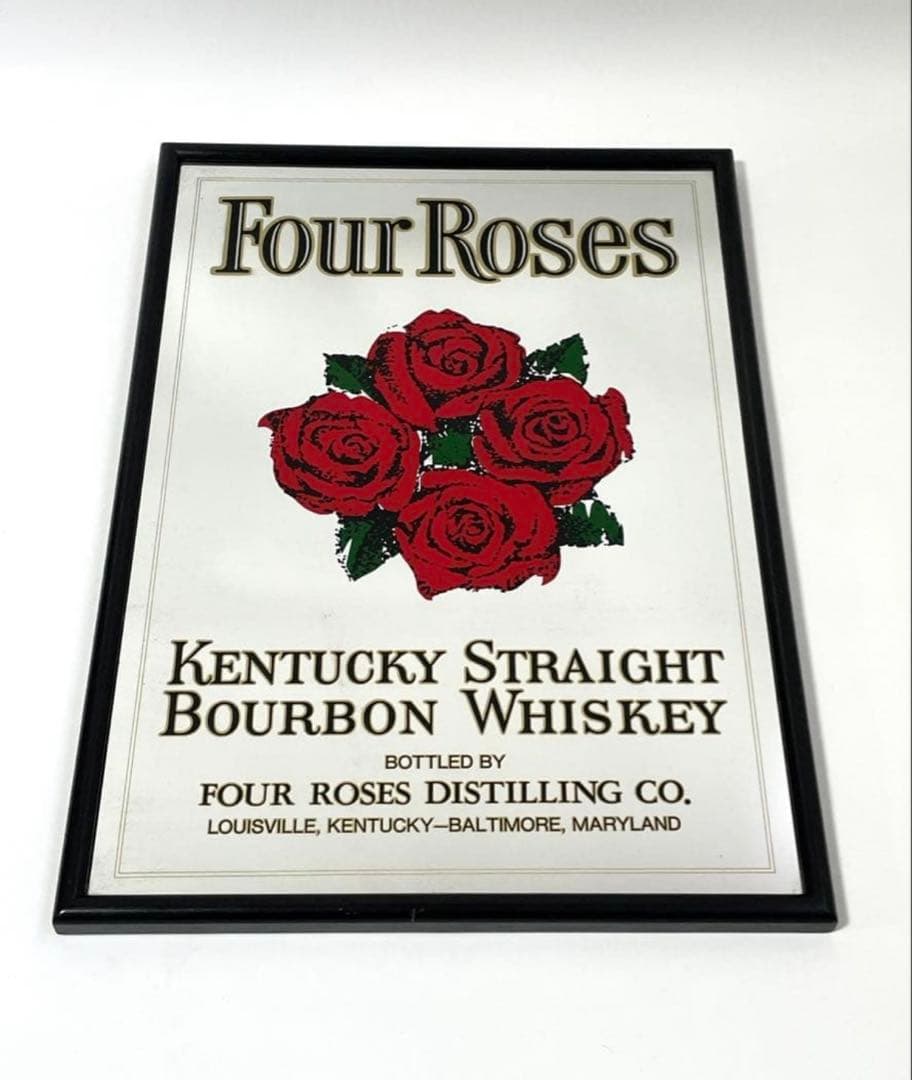 Vintage Four Roses パブミラー　フォアローゼズ　ビンテージ　鏡