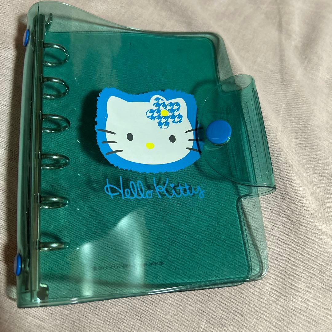 Hello Kitty システム手帳　透明青
