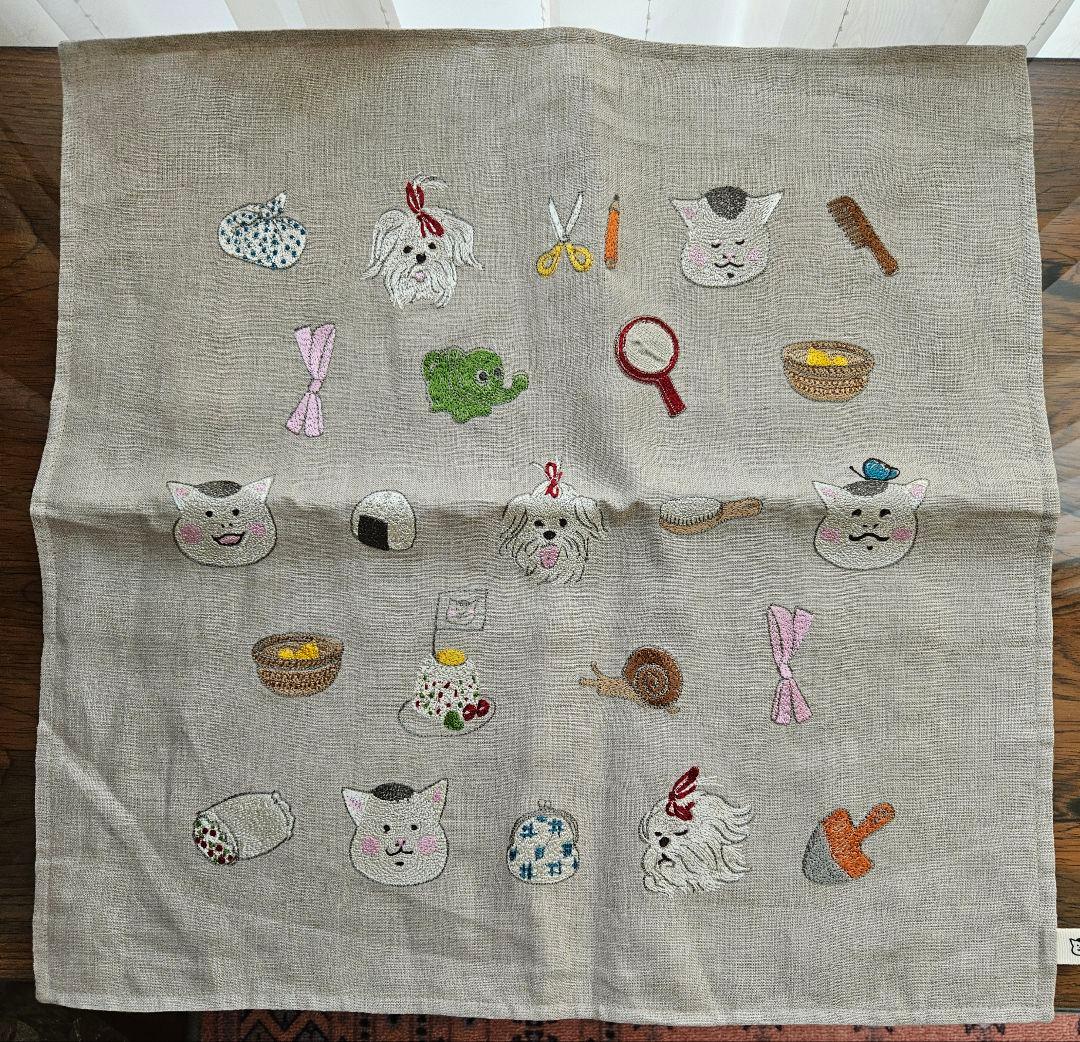 【未使用】猫村さん Coral & Tuskクッションカバー 40x40 cm