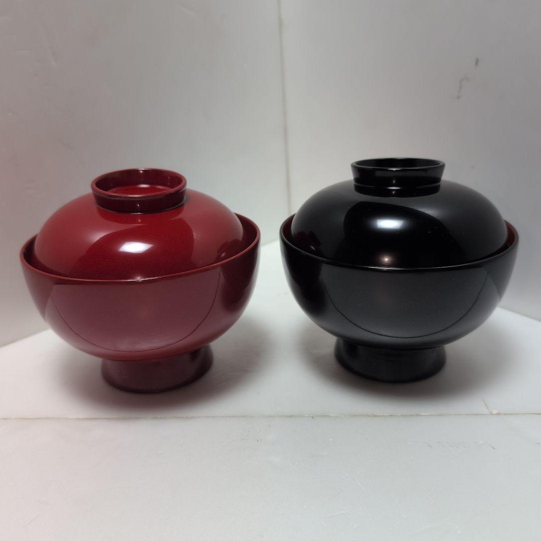 越前漆器　夫婦雑煮椀