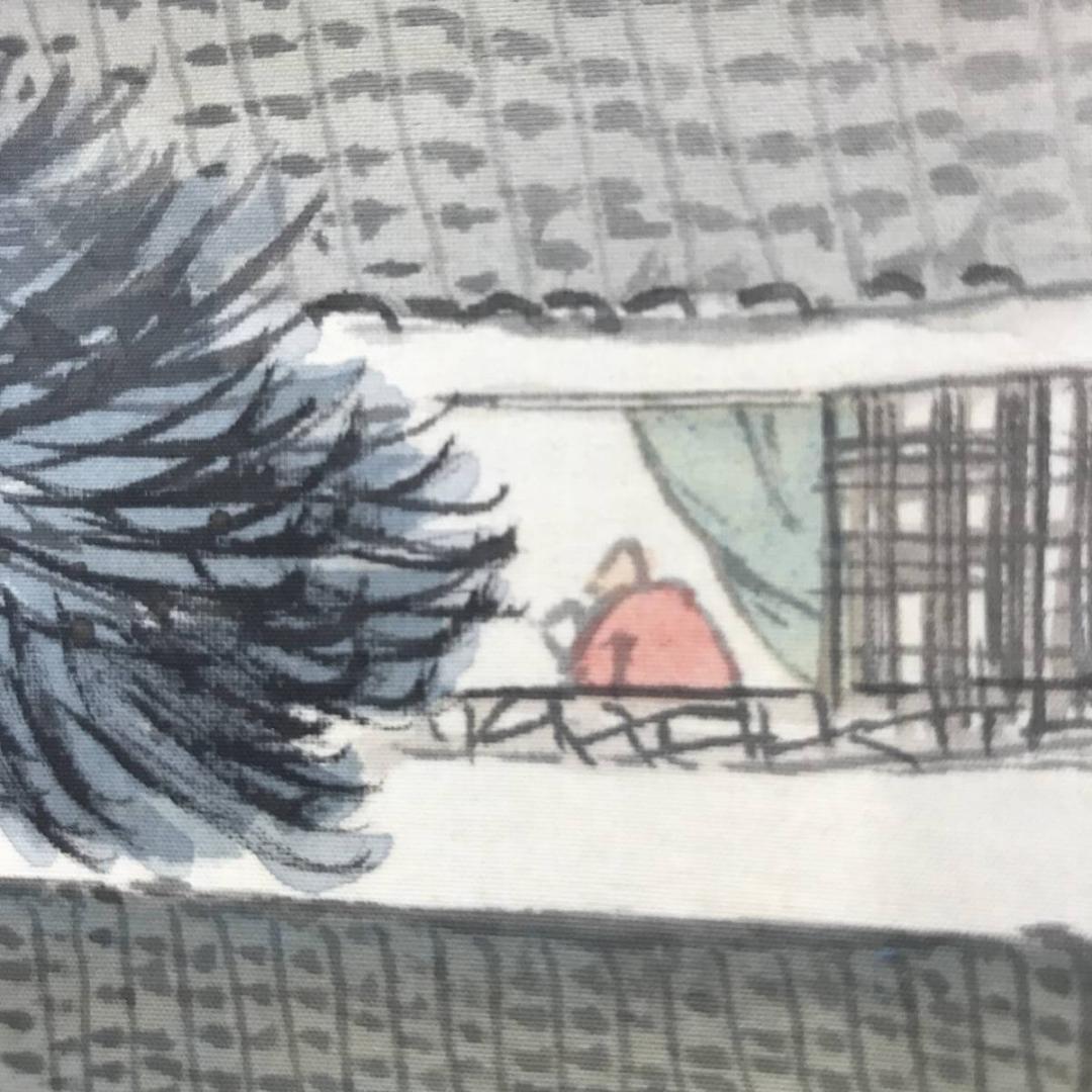 【真作】田中頼完/田中頼璋の男/山水人物図/掛軸/名家伝来/AC-129