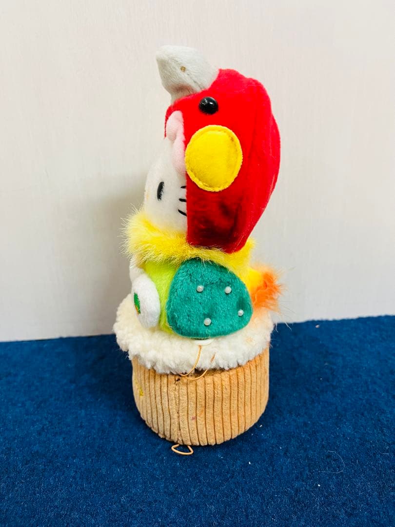 ハローキティ　ことり　小物入れ　ぬいぐるみ　レトロ