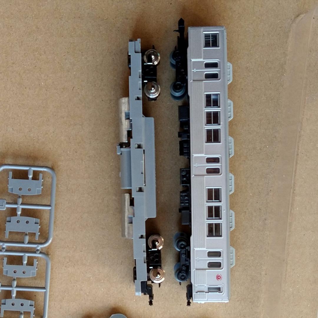 東急7000系　鉄コレ＋N化部品フルセット動力有り４輌【新品未組立】