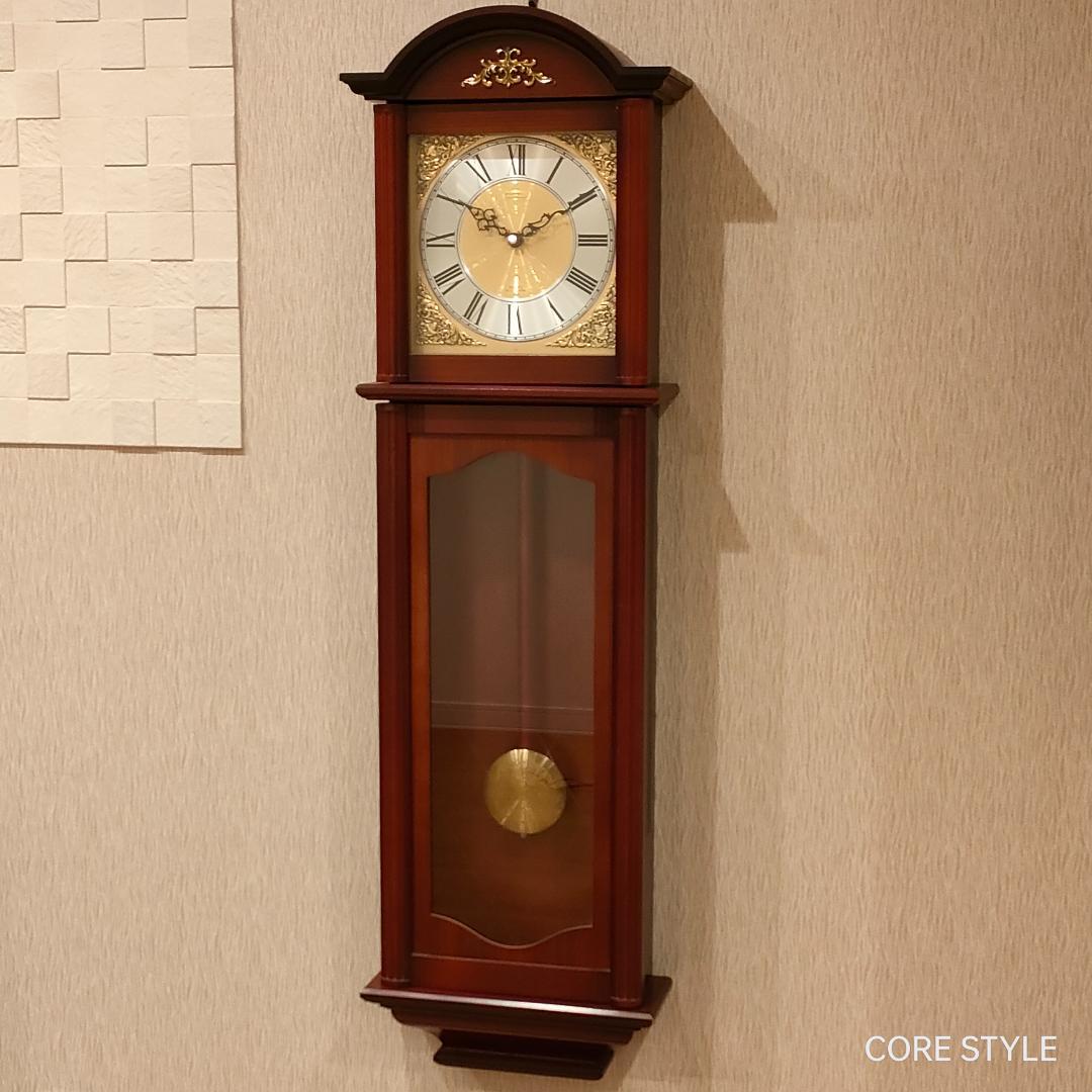 ビンテージCITIZEN　振り子時計　掛時計　柱時計　クラシック S5