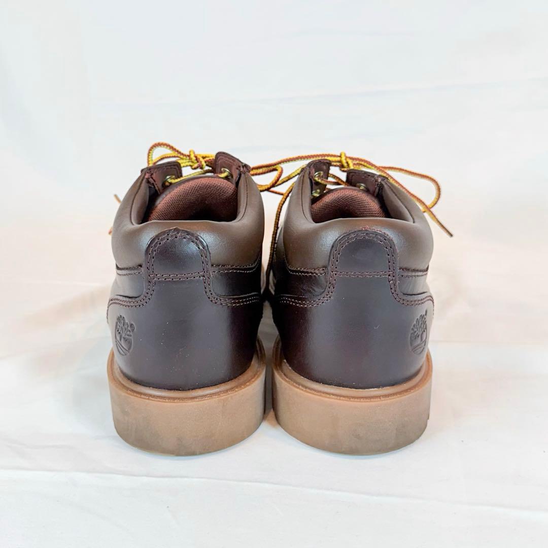 【美品】Timberland モックトゥ レザーシューズ 茶 27cm