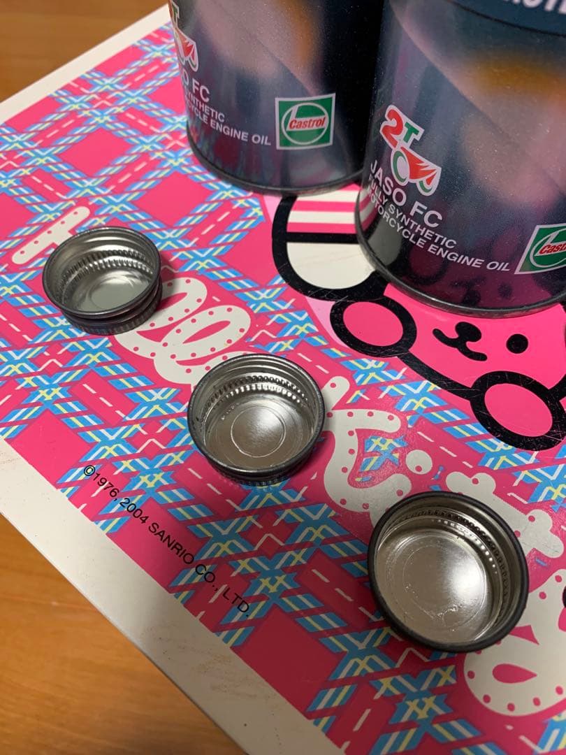 Castrol 2TS 3本セット　当時物　カストロール