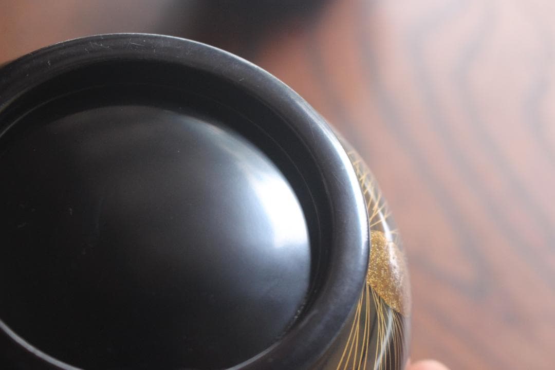 時代逸品！時代黒漆に極上松竹梅蒔絵の映える煮物椀2点（検輪島塗雑煮椀蒔絵椀