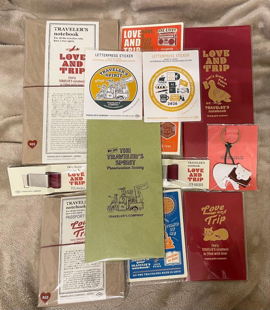トラベラーズノート LOVE AND TRIP 2026 新春くじ リフィル