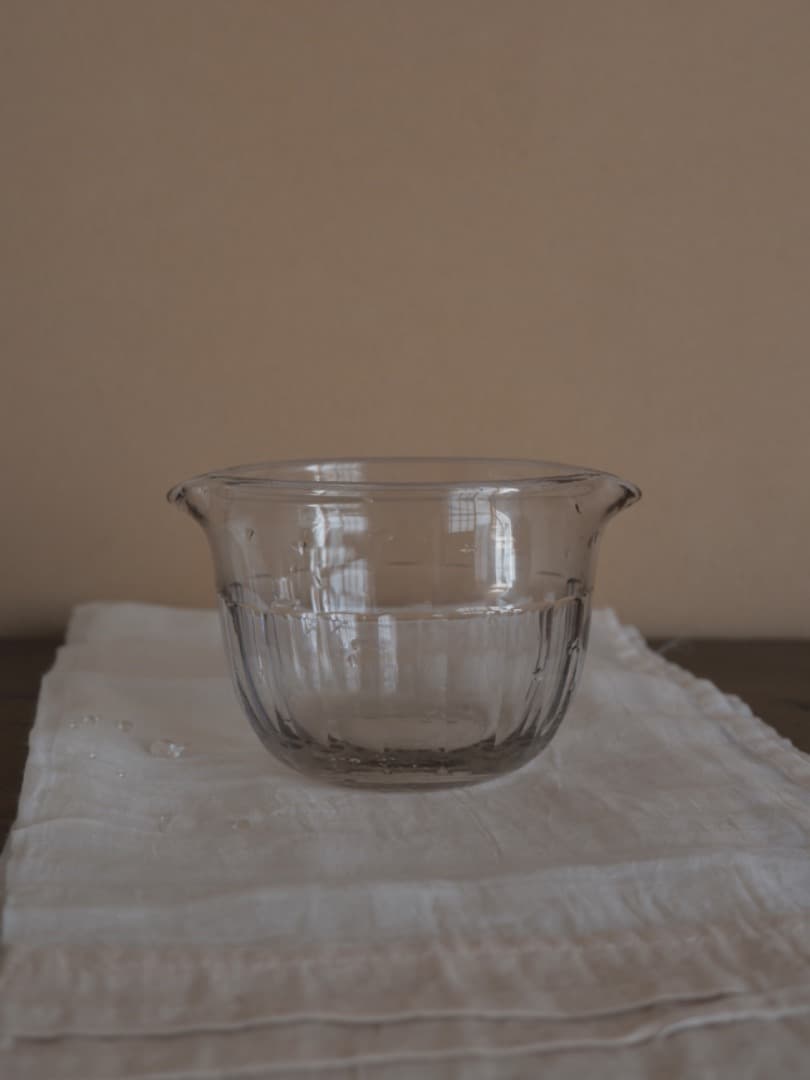 ギヤマン　杯洗　ガラス工芸　酒道具　茶道具　共箱　古道具　Q1834