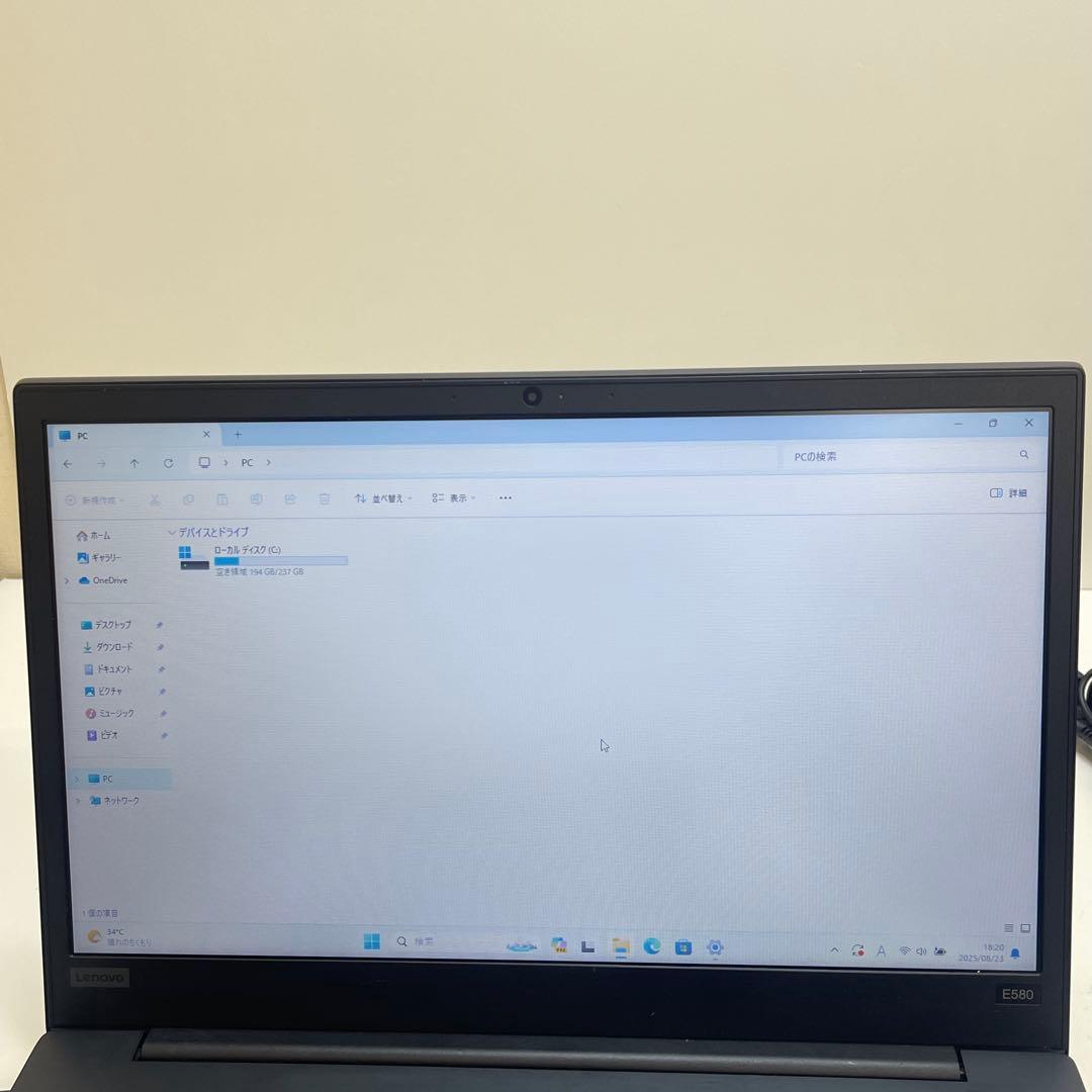 #152 レノボ ThinkPad E580 i5-8250U office付き