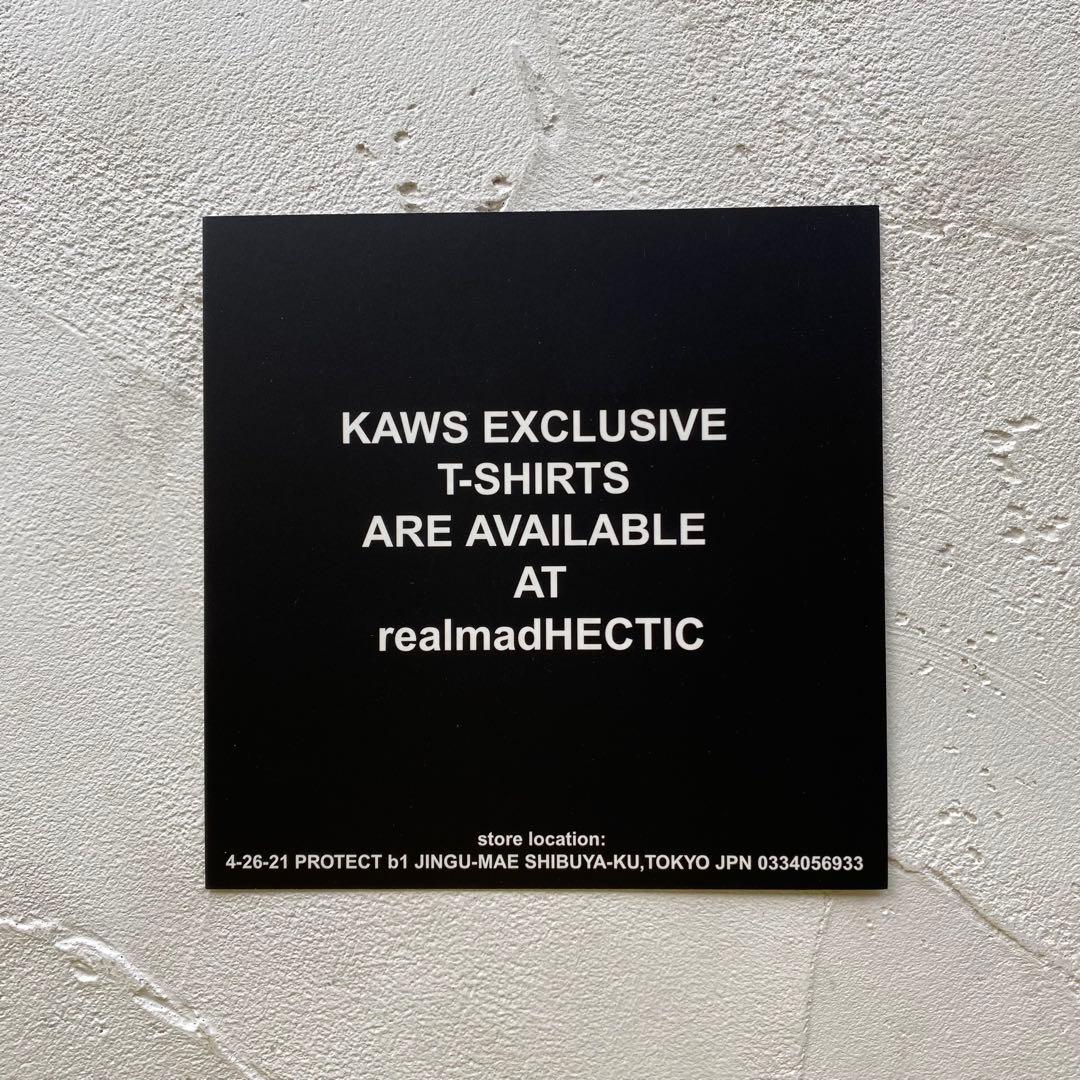 KAWS × realmadHECTIC 限定品 ビンテージ フライヤー チラシ