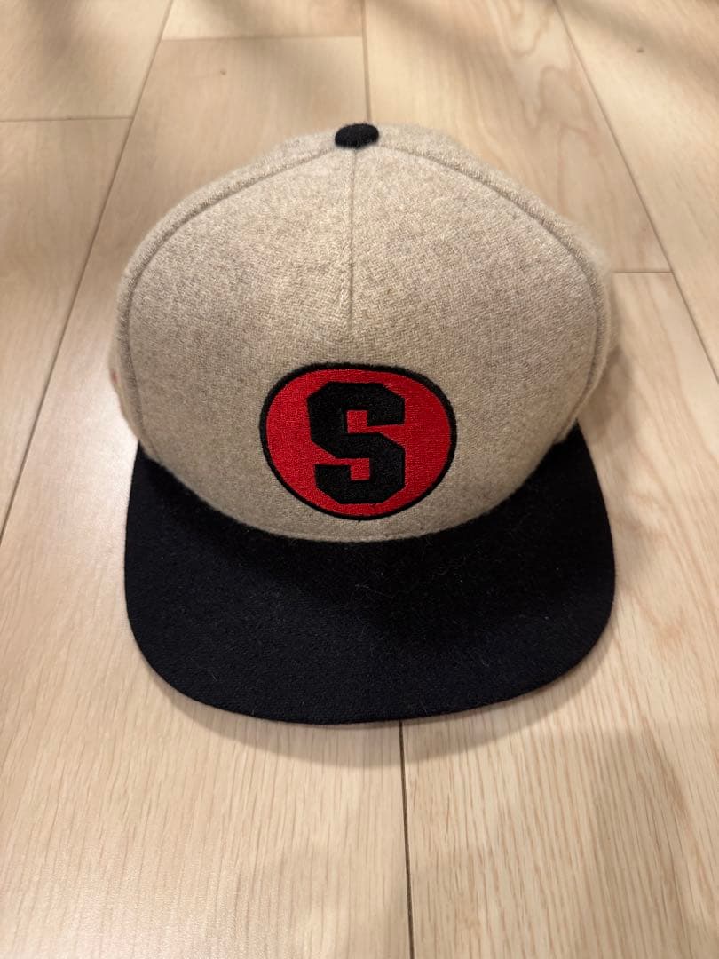 Supreme ウールキャップ ベージュ/黒