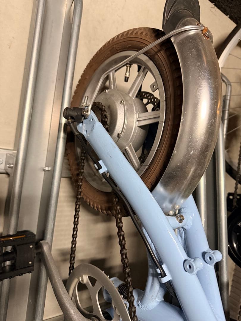 美品 Hold on 折り畳み電動アシスト自転車 Q1J