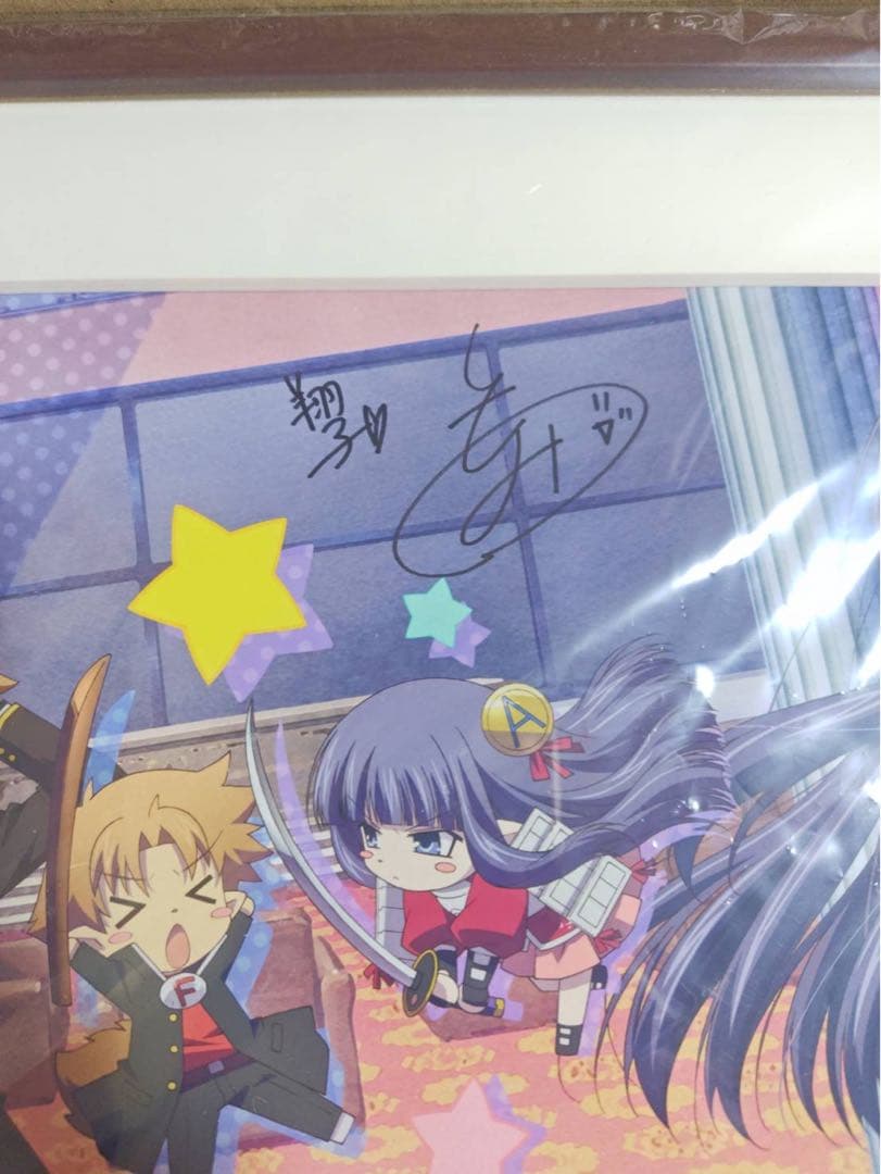 バカとテストと召喚獣 磯村知美 (霧島翔子) 直筆サイン入り 複製原画