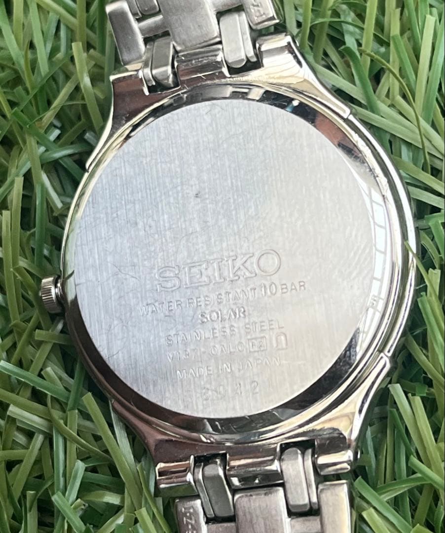 美品◎SEIKODOLCEセイコー ドルチェラウンド 腕時計 メンズヴィンテージ