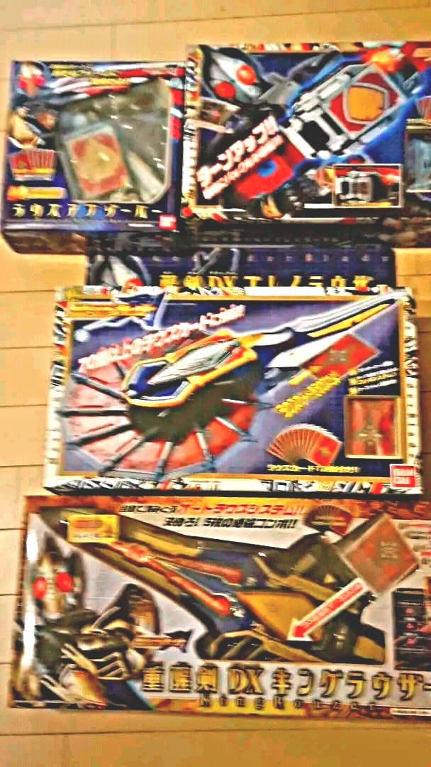 【当時物】仮面ライダーブレイド:DX変身ベルトブレイバックル他ブレイドフルセット