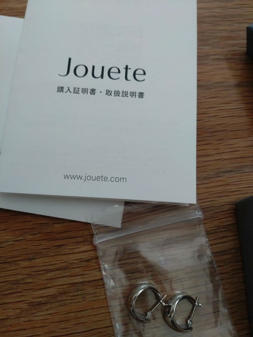 【ジュエッテ】jouete プラチナコーティングピアス両耳シルバー15,400円
