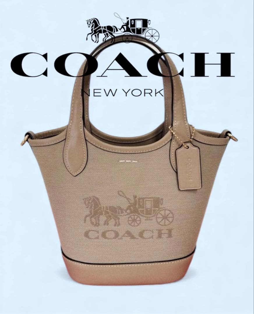 ゆ*か様 COACH❤️ハンナ バケット バッグ・ホース アンド キャリッジ プ