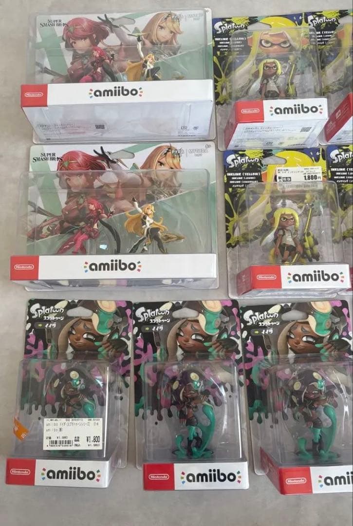 amiibo フィギュアセット 17個セット　スプラトゥーン ゼノブレイド