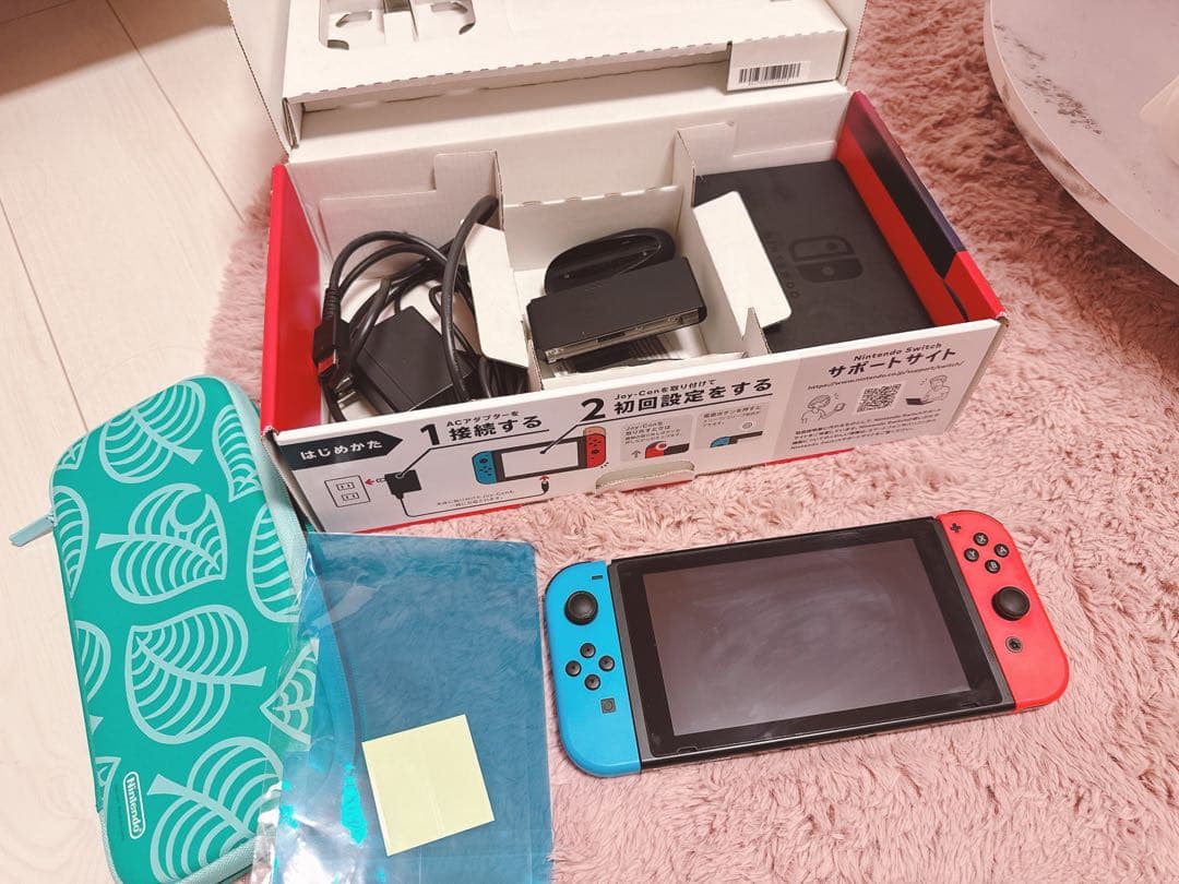 Nintendo Switch 本体(あつ森switchケース等おまけつき)
