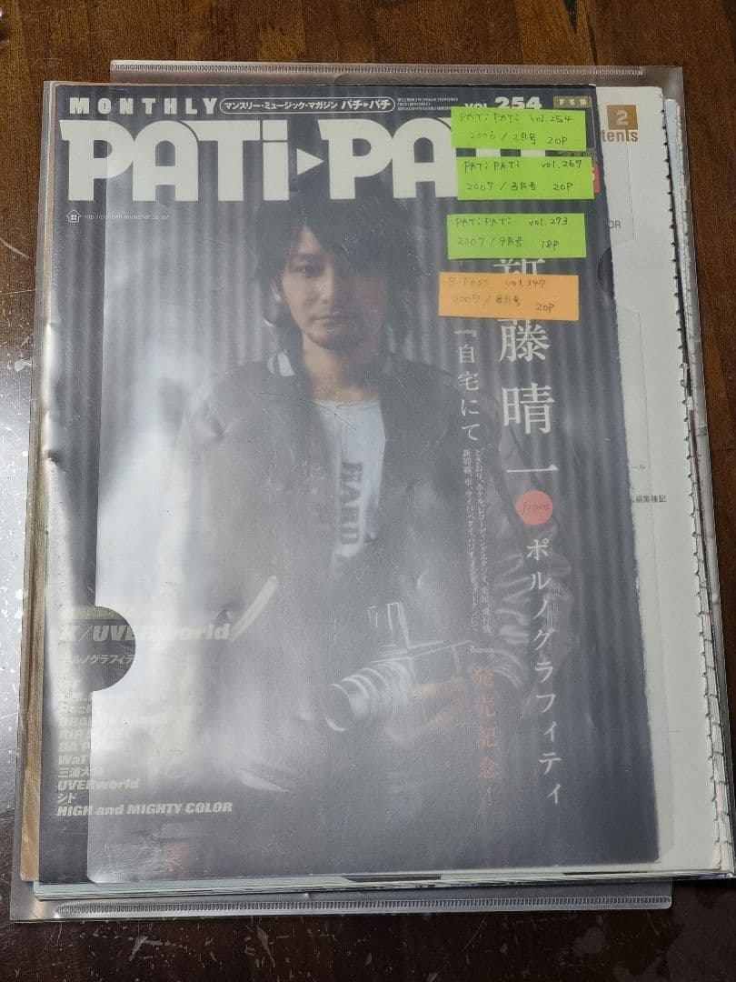 ポルノグラフィティ 雑誌 切り抜き 約300P