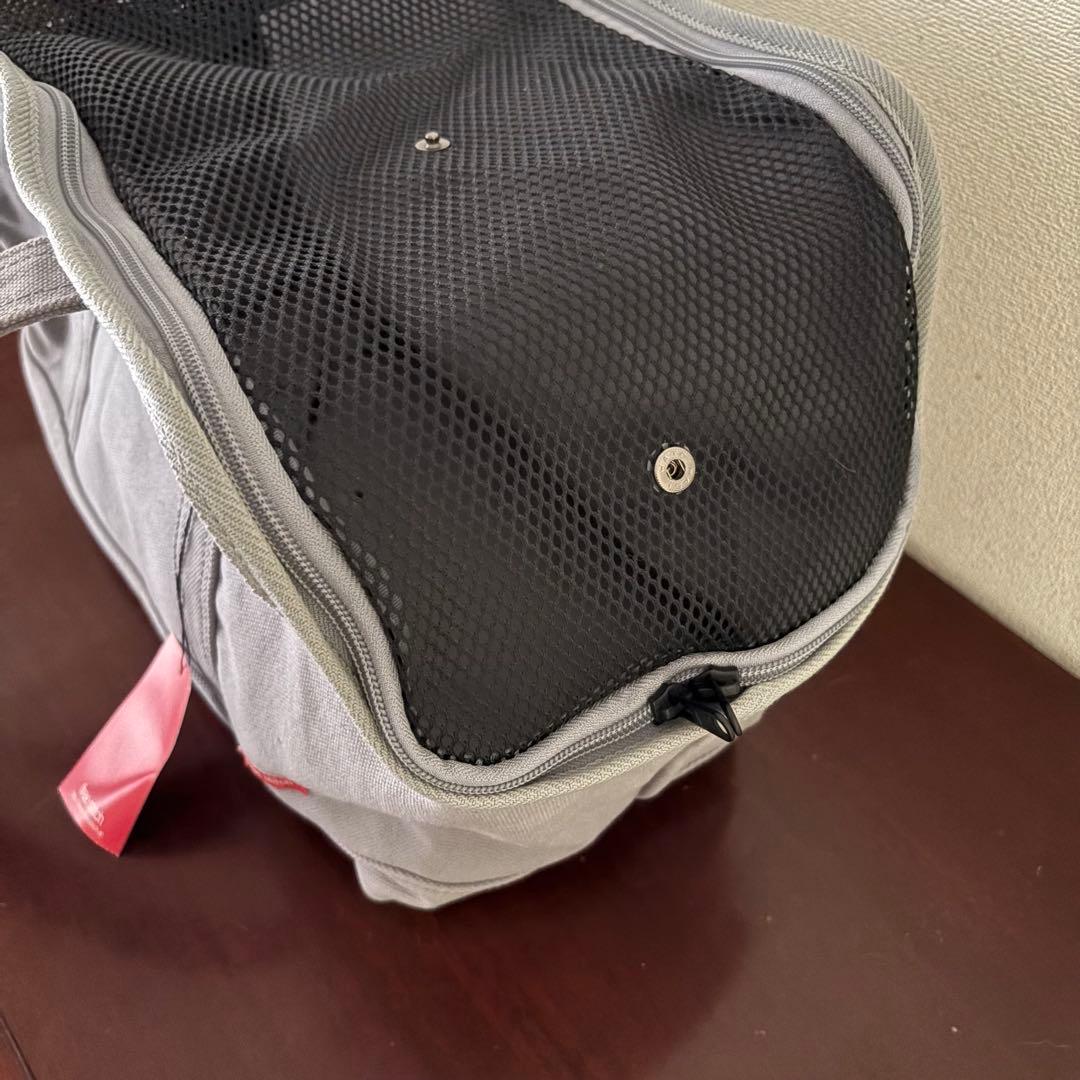 free stitch スクエアトート グレー Mサイズ ペット用キャリーバッグ