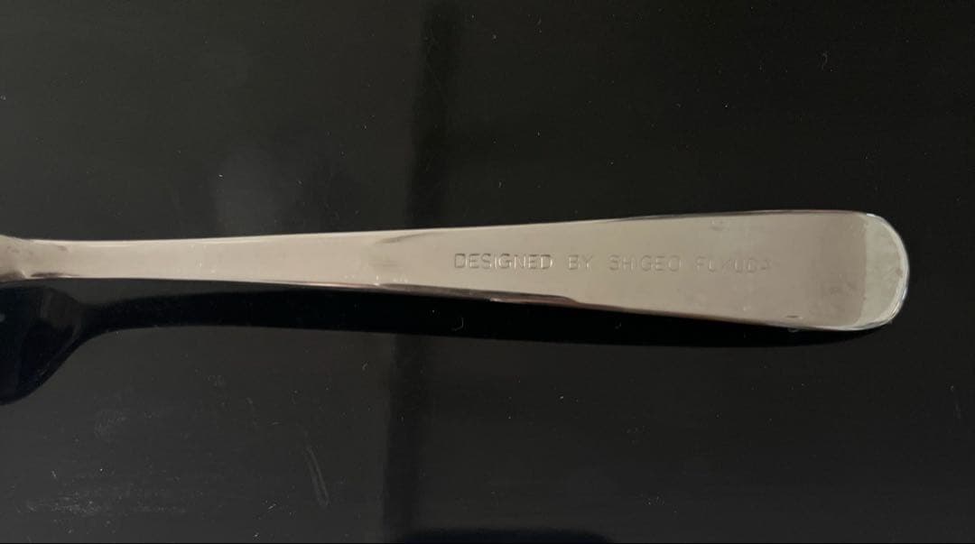 【非売品・未使用品】福田繁雄　デザイン アート カトラリー フォーク