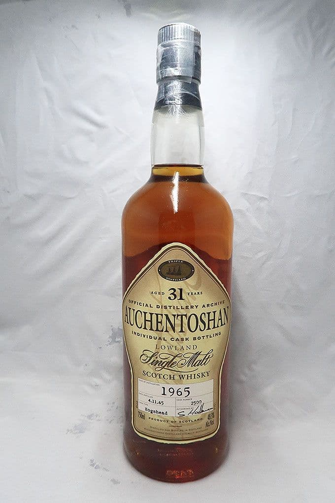 オーヘントッシャン １９６５ ３１年シングルカスクモルトウィスキー