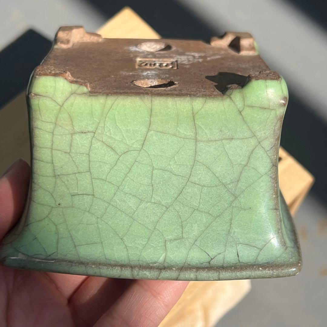 738.正方鉢 小品盆栽鉢 盆栽鉢 植木鉢 9.4*9.3*6cm