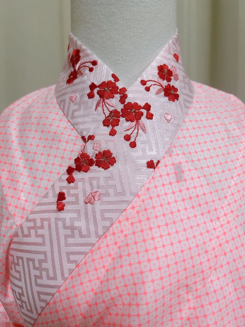 人気の水色♡七五三　7歳　女の子　セット　一式　ピンク　ゴールド　パール付帯締め