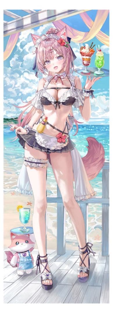 博衣こより　さしみねこ屋C106タペストリー