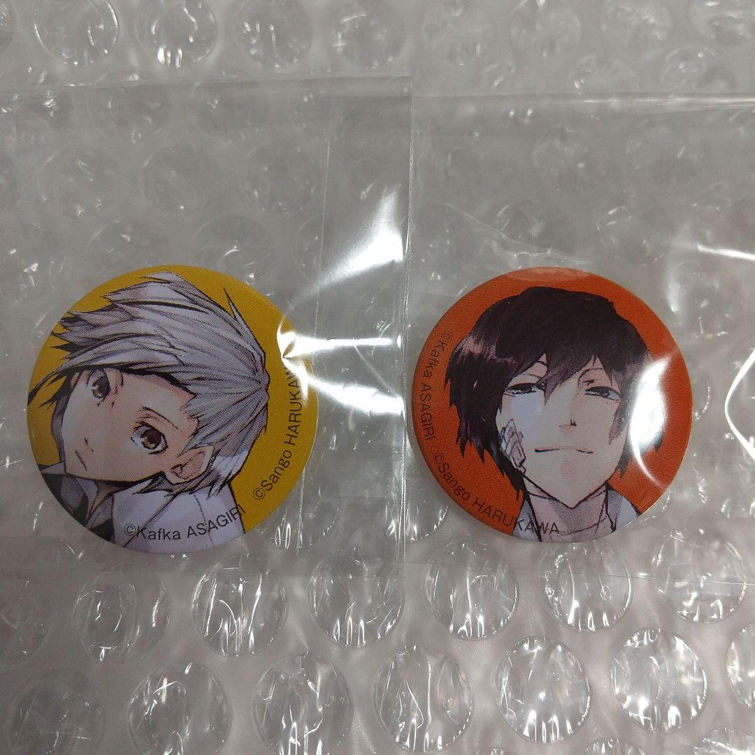 文豪ストレイドッグス エース 秋の大収穫祭 缶バッジ レア 原作柄 中島 太宰