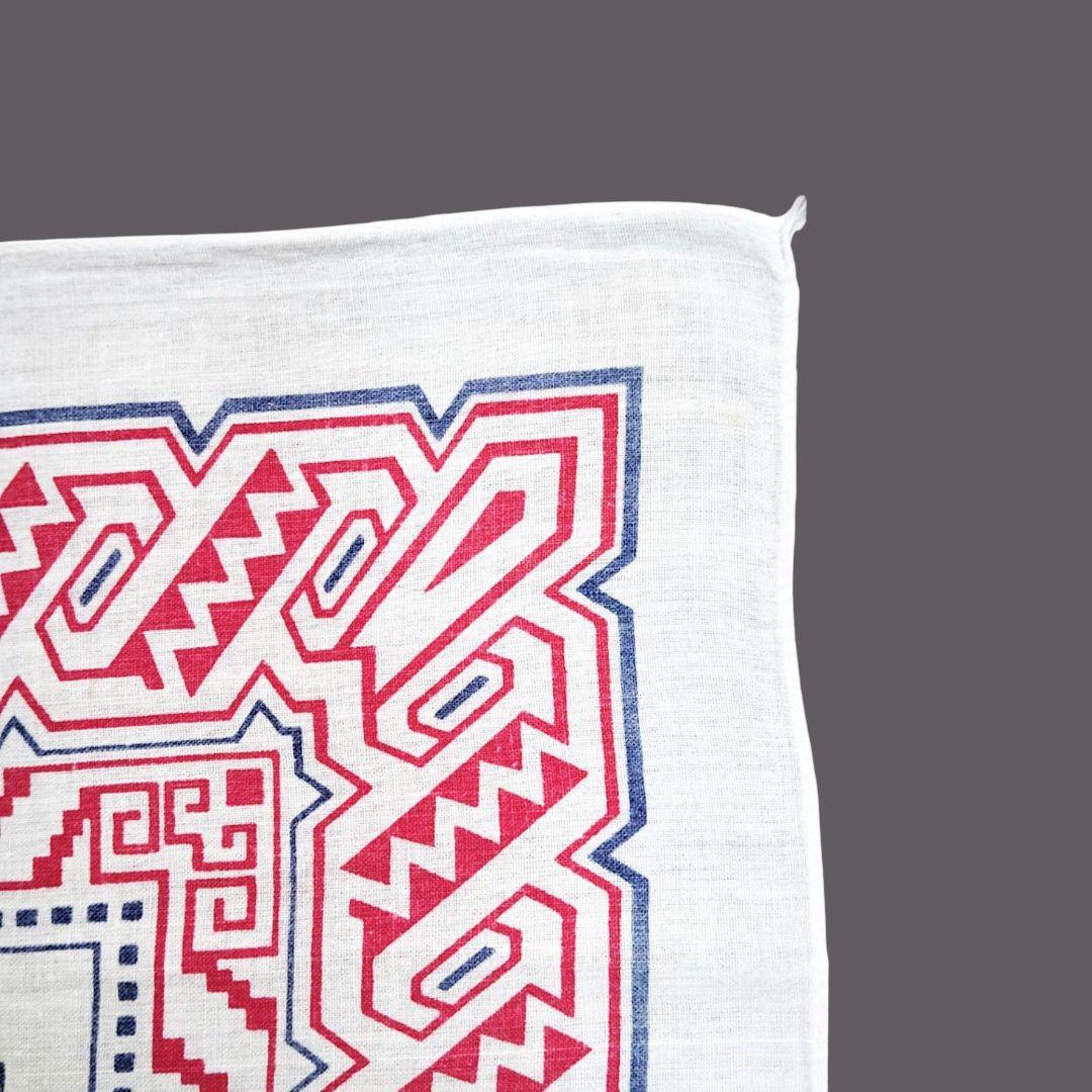 50s ヴィンテージバンダナ タイガー 虎 レアカラー USA製 VINTAGE