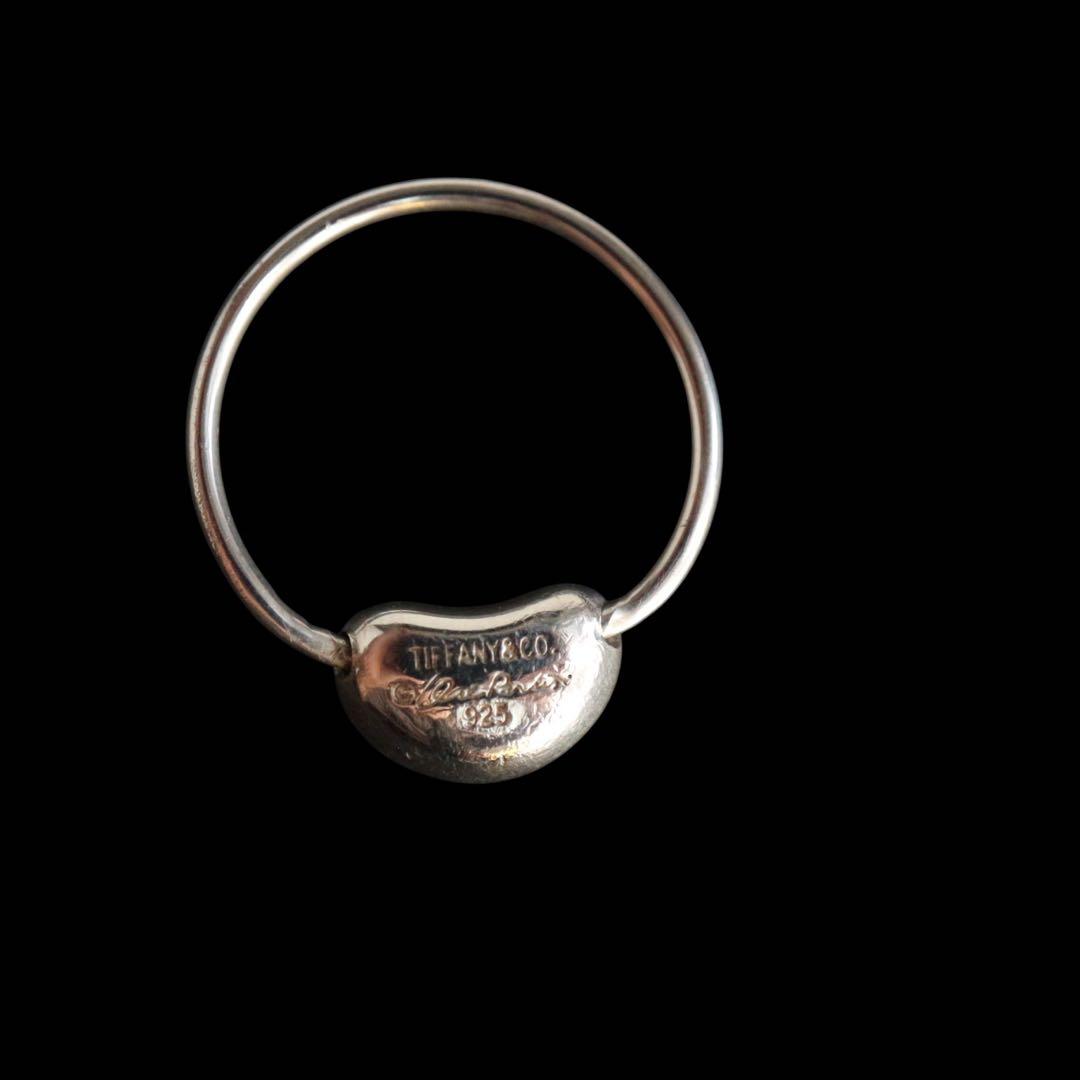袋箱有り✨美品✨約12.5号ティファニー ビーンリングシルバー 925