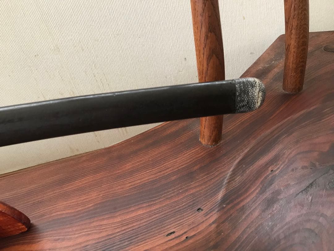 古い模造刀脇差、小柄付