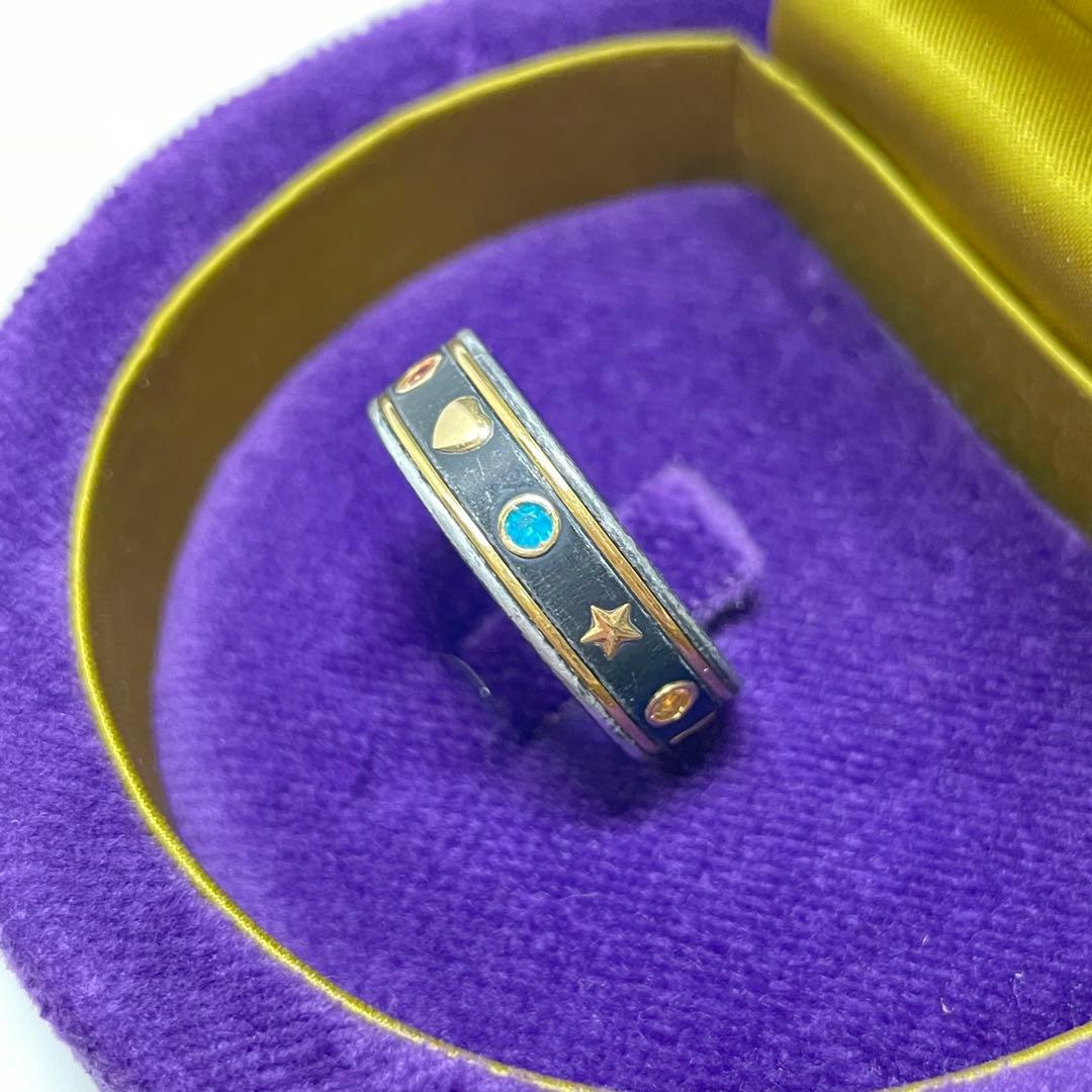 H*O様 GUCCI アイコンリング　星とハートモチーフ リング 22号