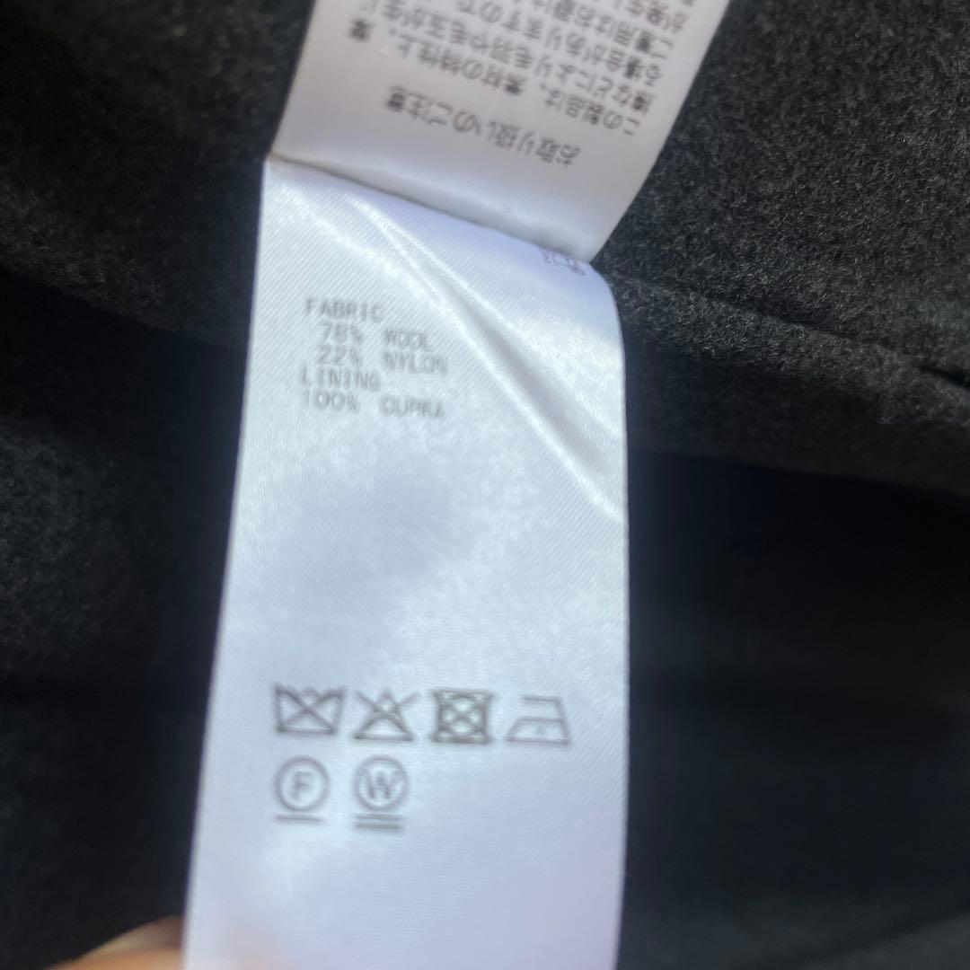 SOEJU グレー スーパー140メルトンバルマカーンコート