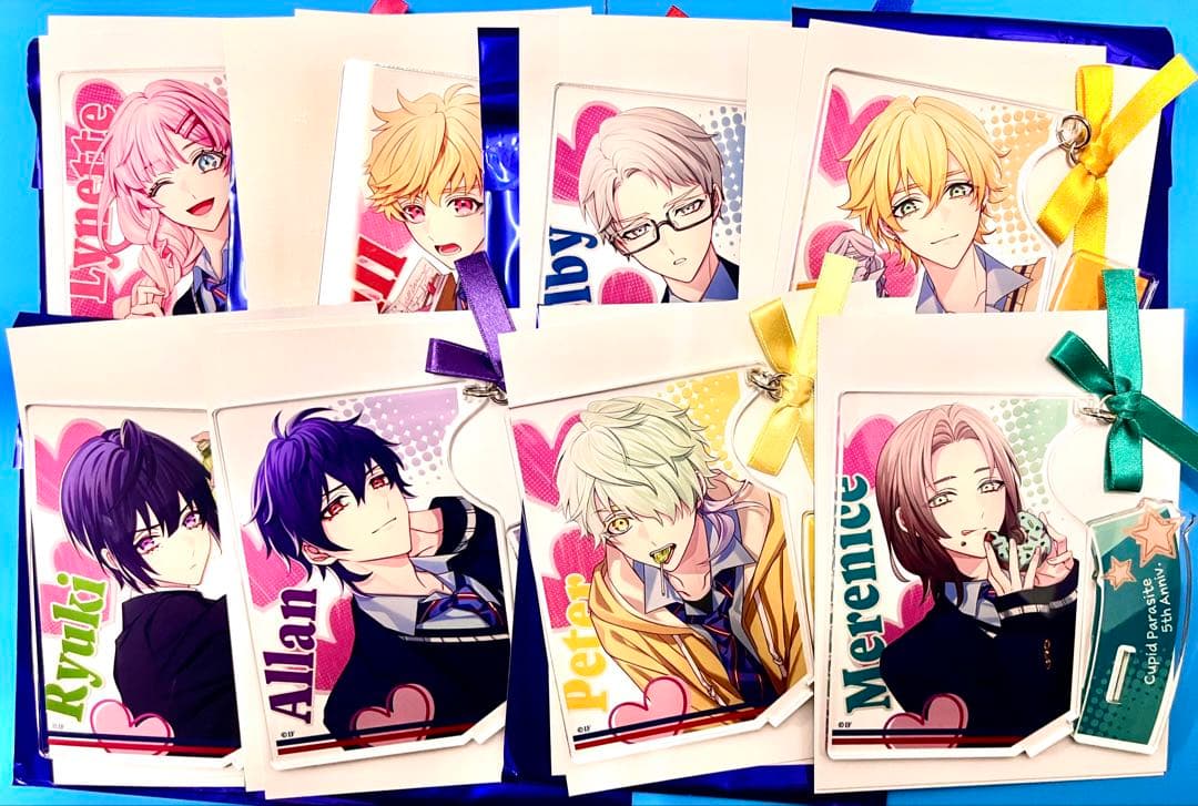 キュピパラ キューピット・パラサイト 5周年 アクリルスタンド 全種セット