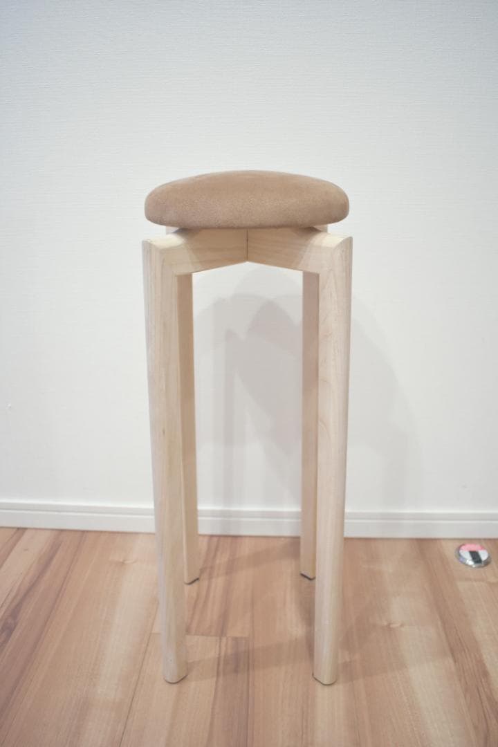 匠工芸-マッシュルームスツール 日本製家具 Lサイズ-ココア