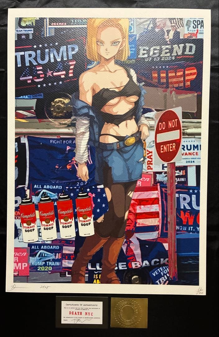 世界限定100枚 DEATH NYC アート ポスター db22