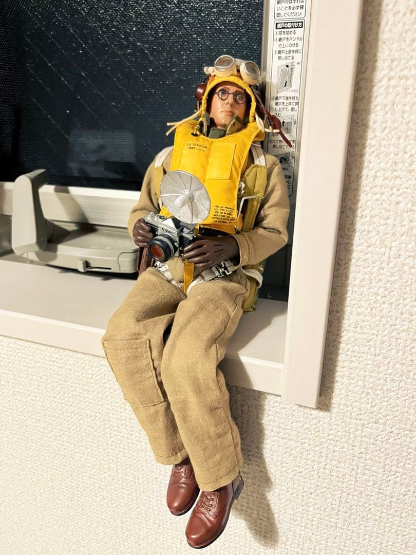 アンティーク＊ミリタリー人形＊カメラマン＊米軍