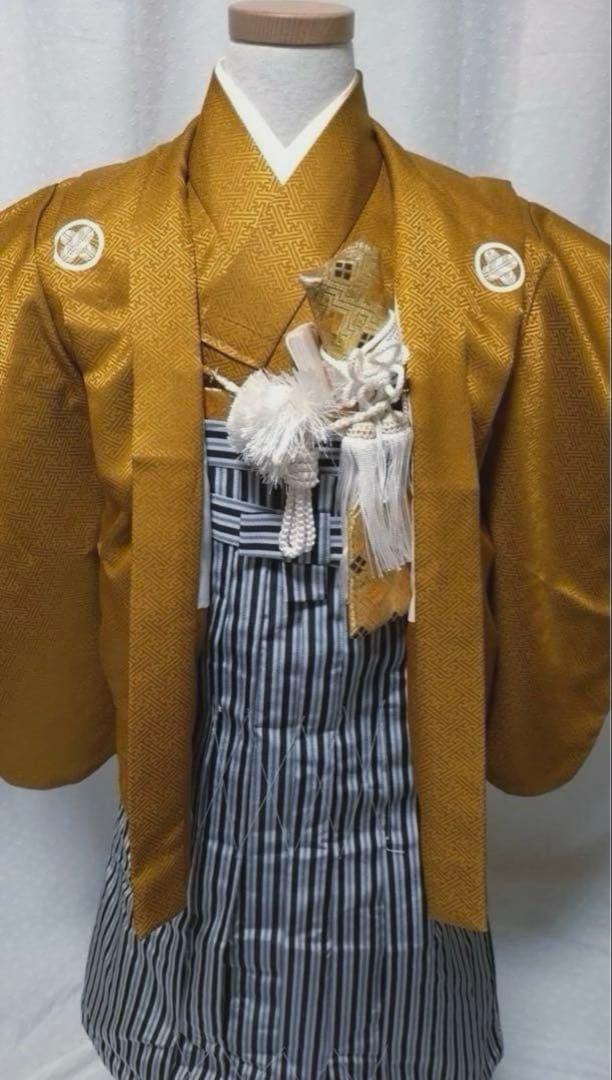 七五三 袴 3歳から5歳 着物 袴 羽織 長襦袢 小物 フルセット