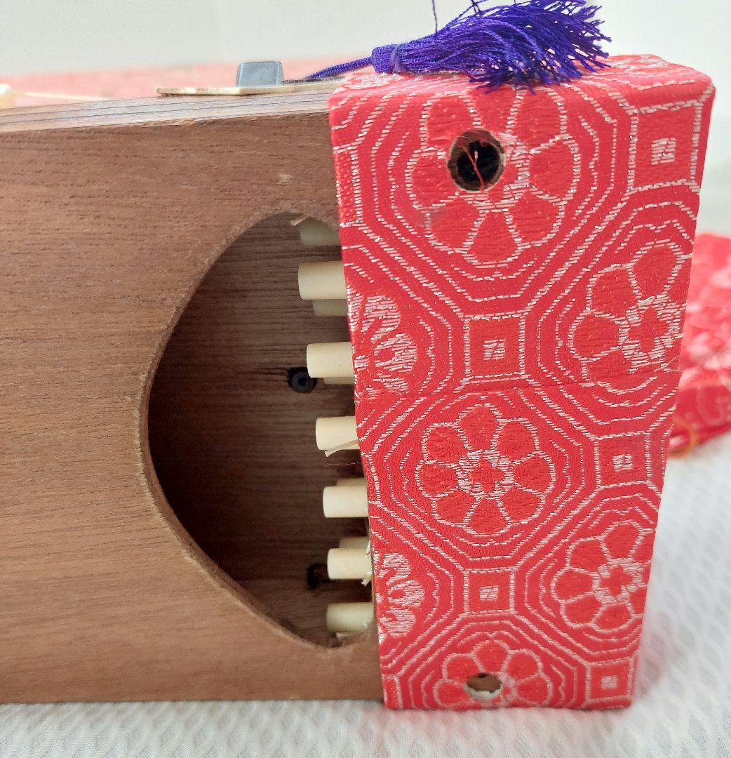 ミニ琴 新品文化箏 和楽器 琴 箏　60cm 爪セット13弦日本音楽著作権協会