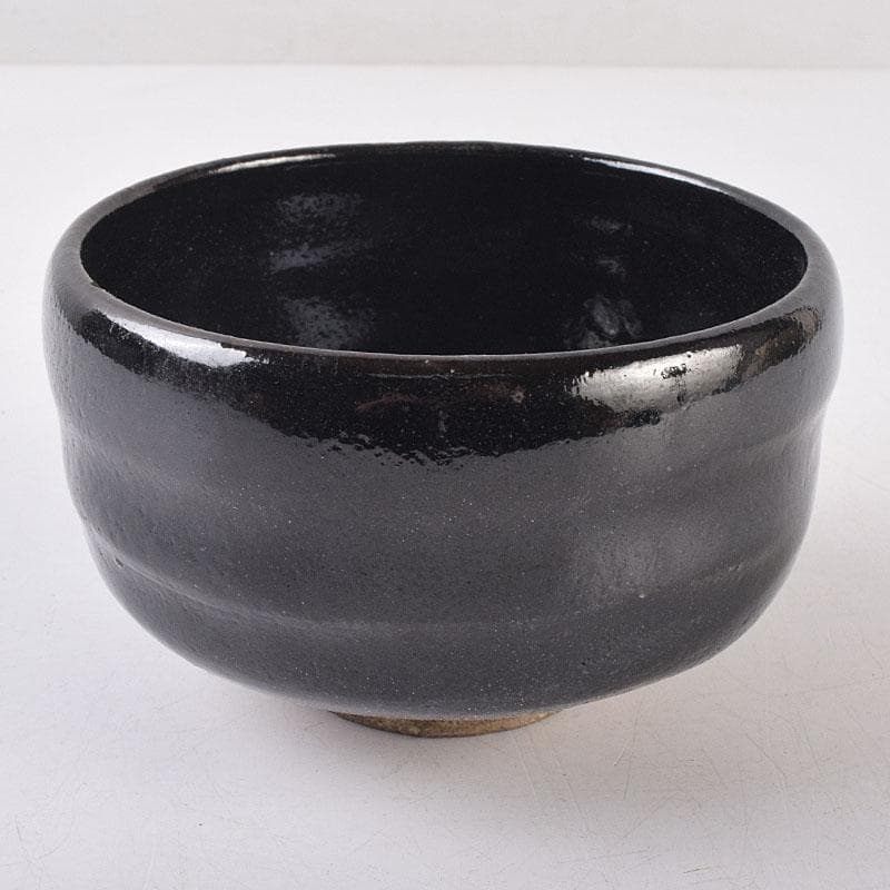 茶道具　楽吉左衛門作　黒楽茶碗　時代箱　V　R8890