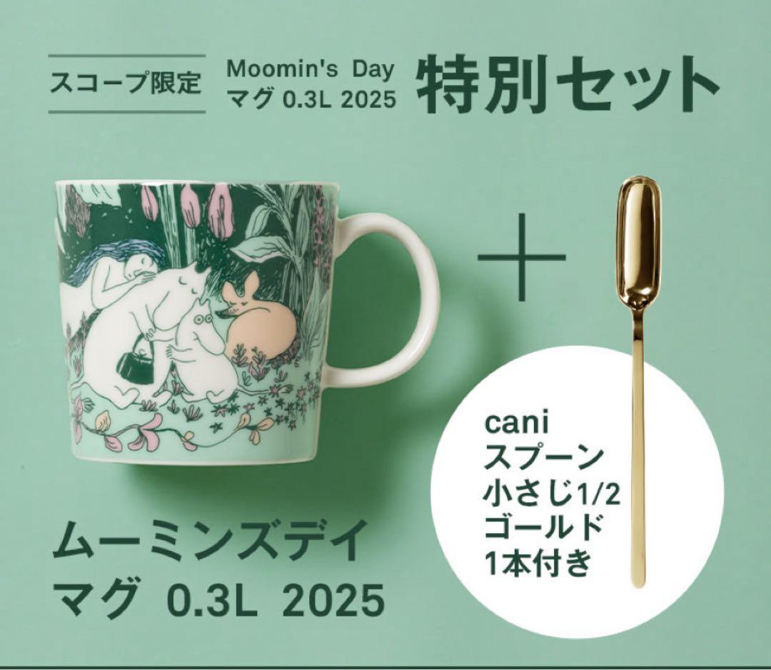 n*u様 アラビア ムーミンズデイ マグ 0.3L 2025 特別セット80周年