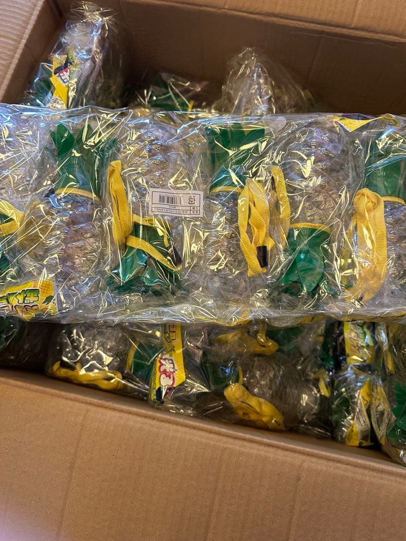 光る！　パイナップルボトル