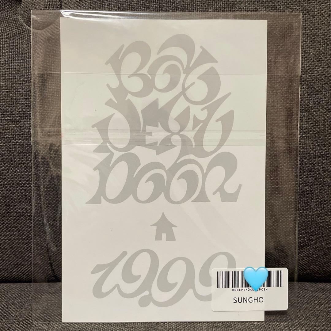 ソンホ　直筆サイン　ポストカード　フォトカード19.99 ボネクド　SUNGHO