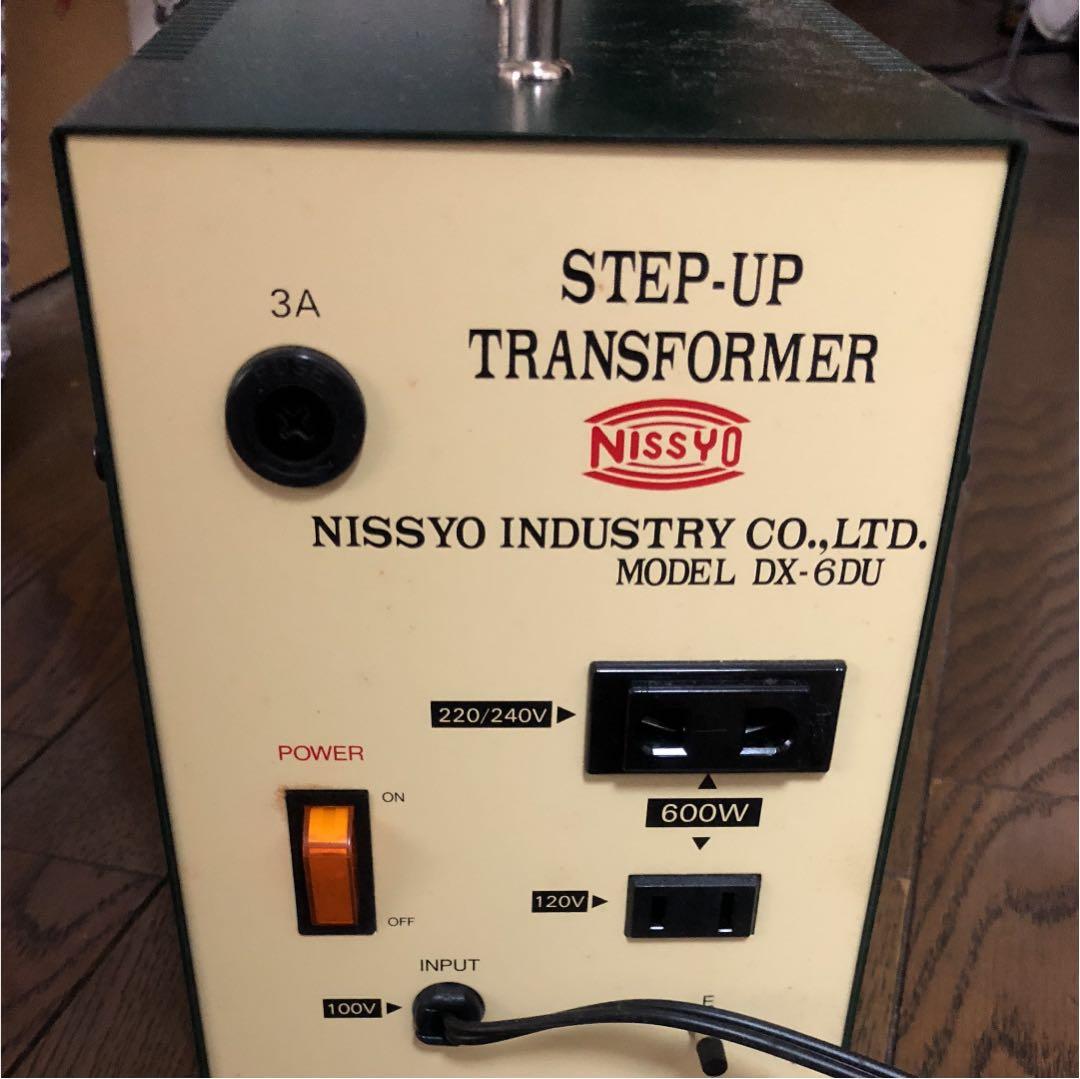 変圧器  DX-6DU 日章工業